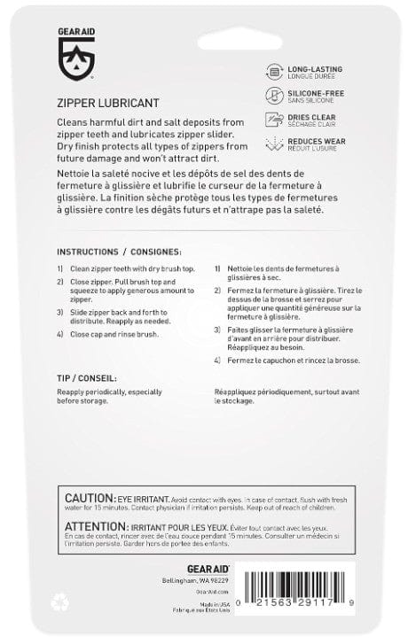 Gear Aid Zipper Lubricant 2 oz. - Image 3